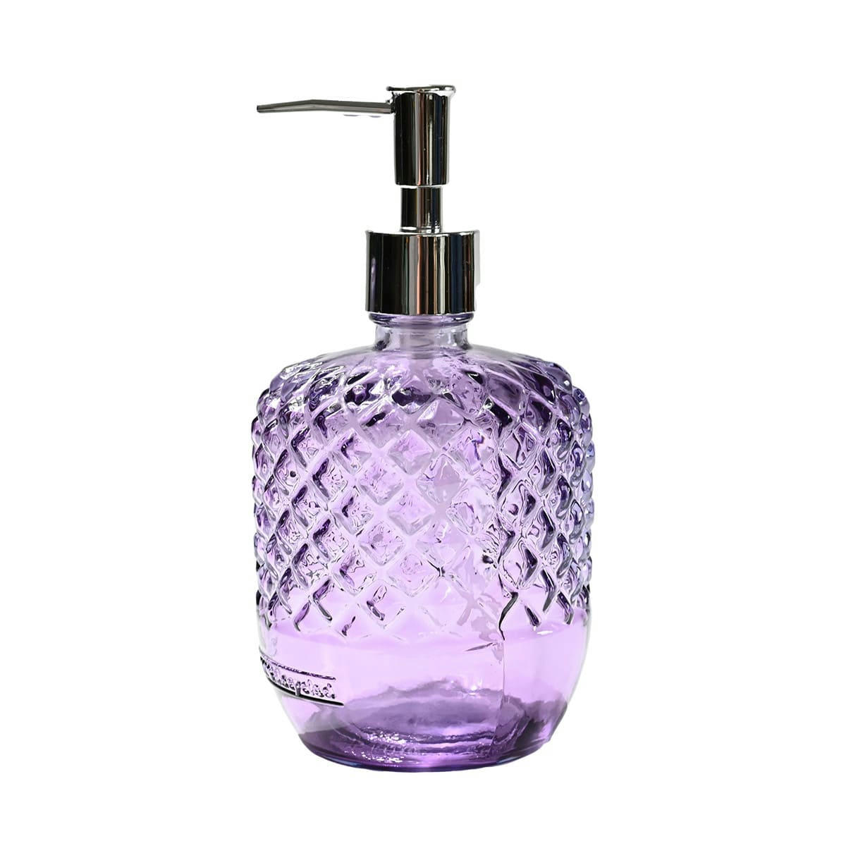 DIAMOND - Distributeur de savon en verre recyclé  parme 18 cm