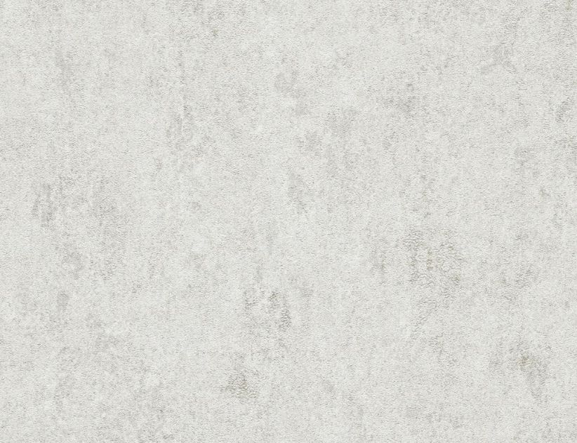 Vliestapete Putzoptik Weiß, Silber
