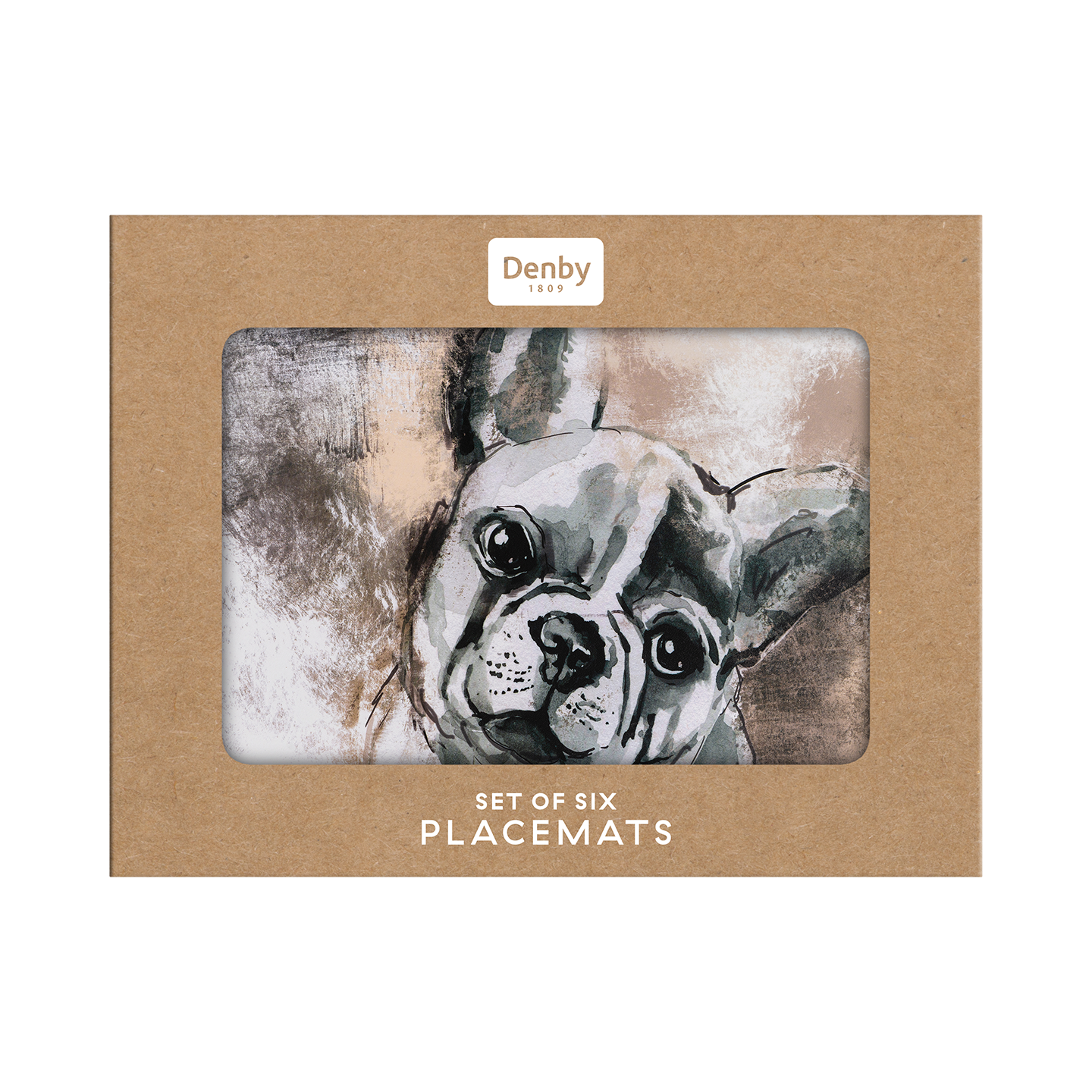 French Bull Dog Placemats Pack Of 6