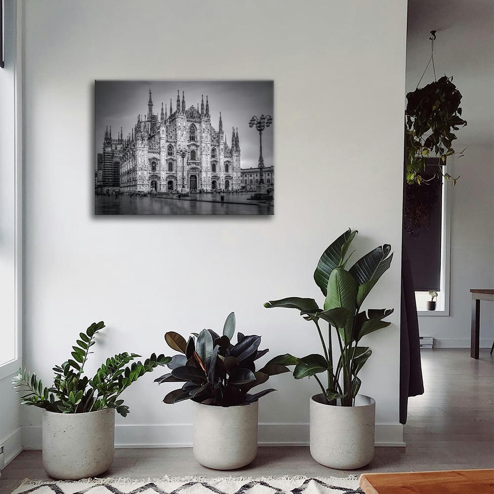 - Tableau impression sur toile le dôme de Milan 60x75cm