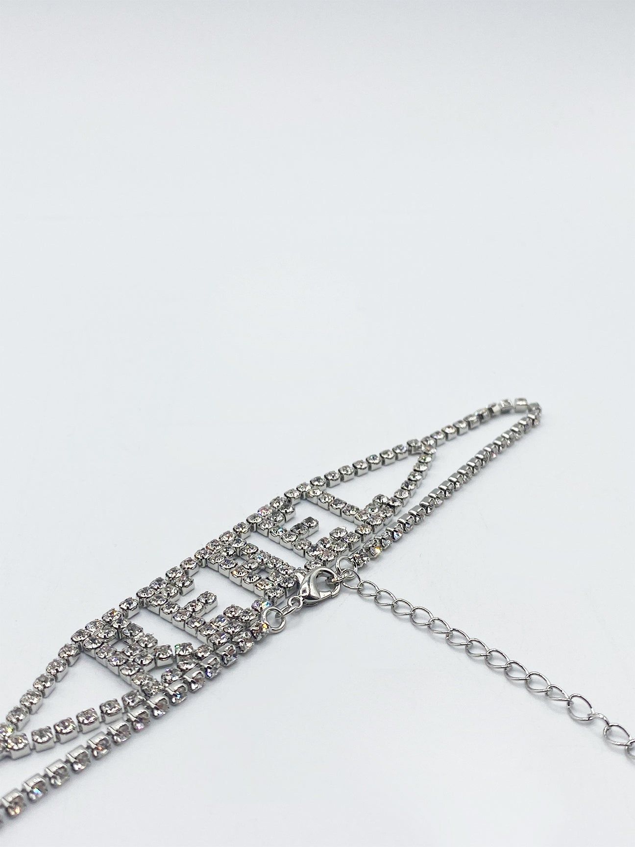 SVNX Rhinestone "Rebel'' Diamonte Choker