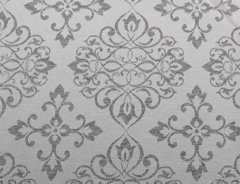 Tischdecke Ornament grau