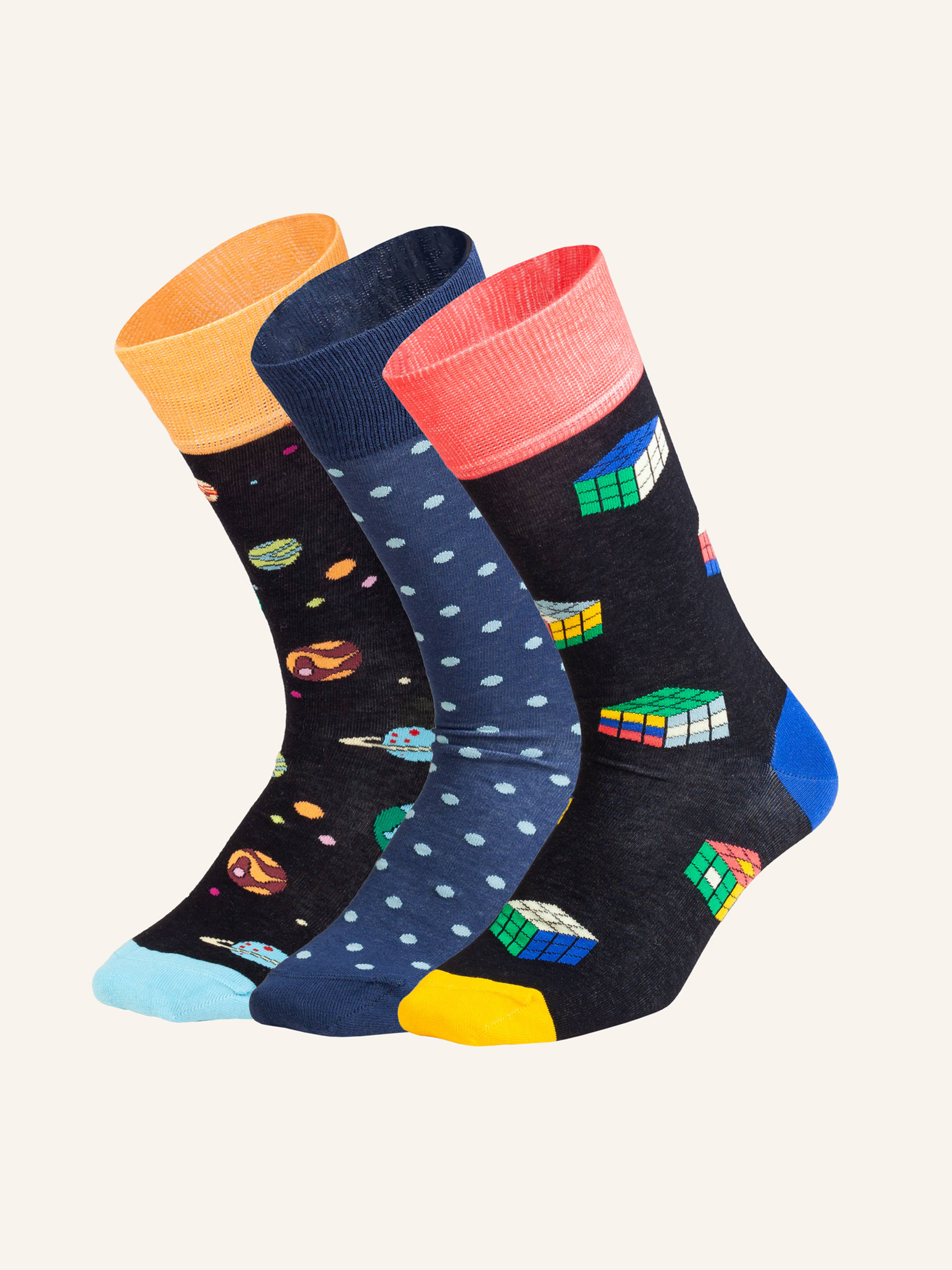DillySocks Socken GALACTIC CUBES