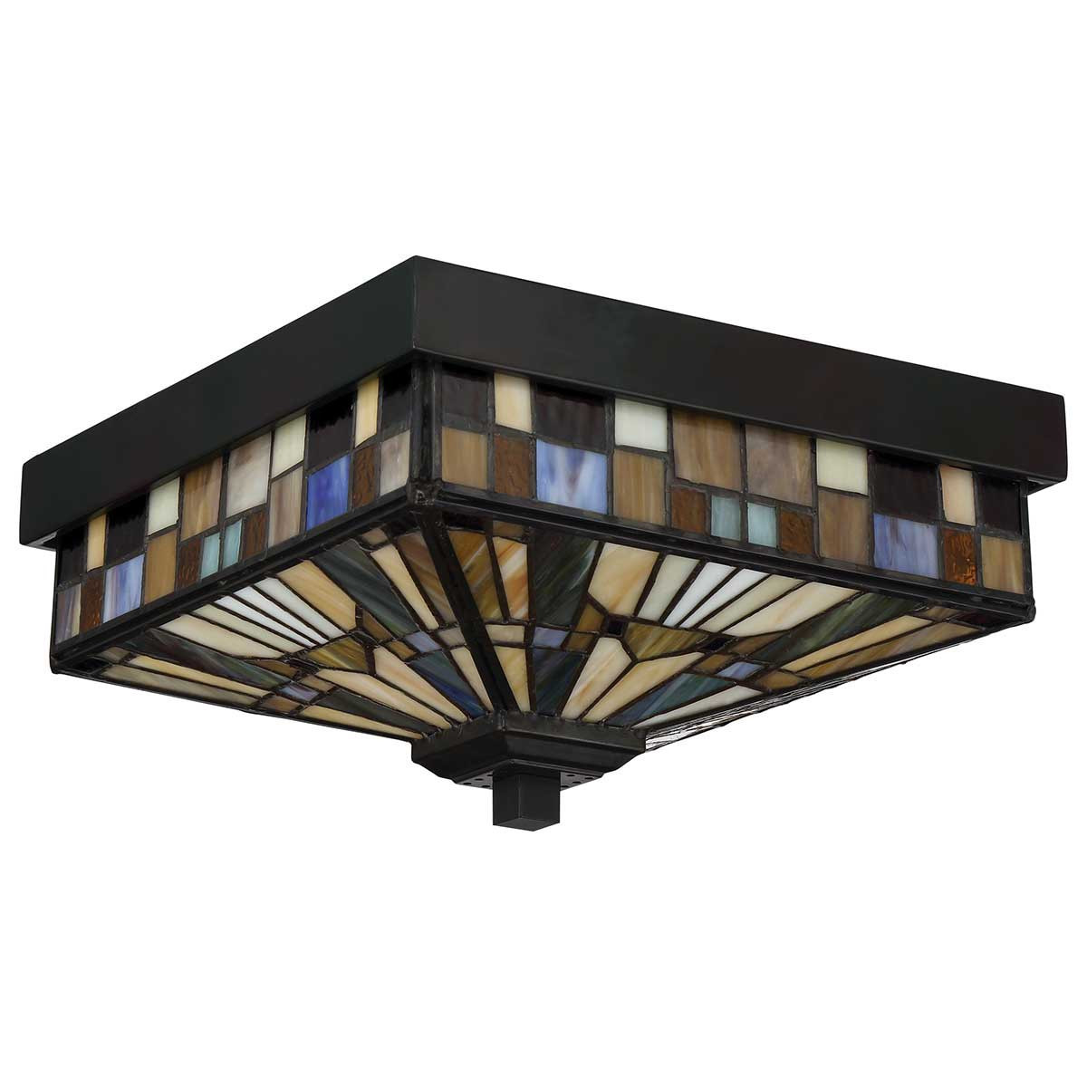 Lampa sufitowa Inglenook Outdoor ciemny brąz 2xE27x60W IP44 Quoizel