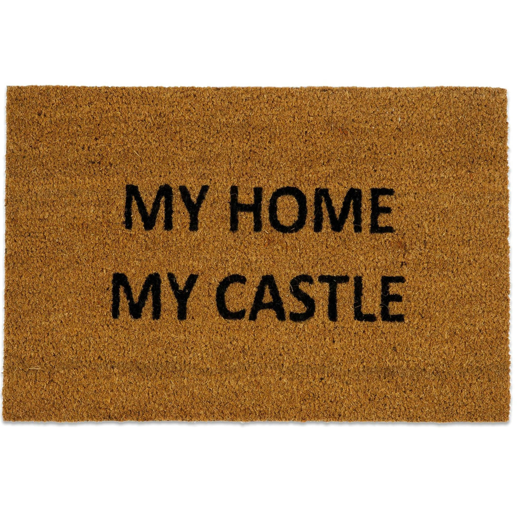 - Paillasson coco my home my castle 40x60cm