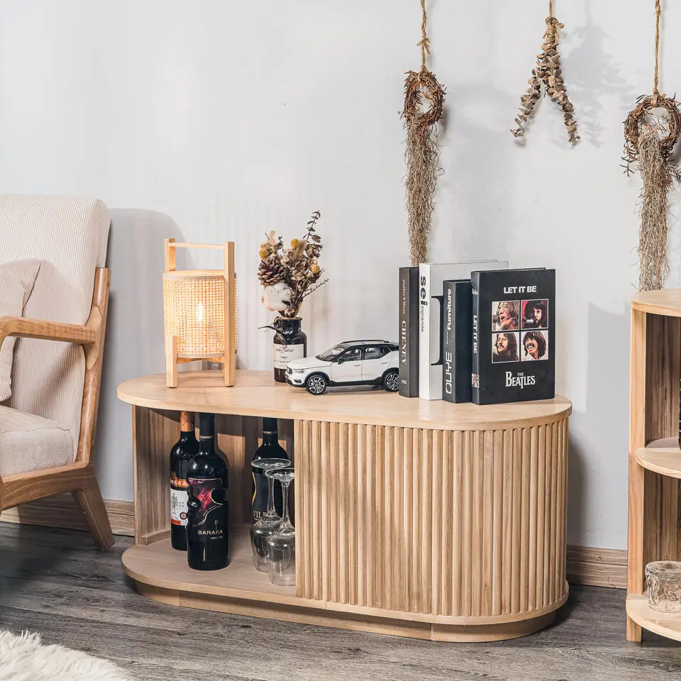 Salontafel van essen