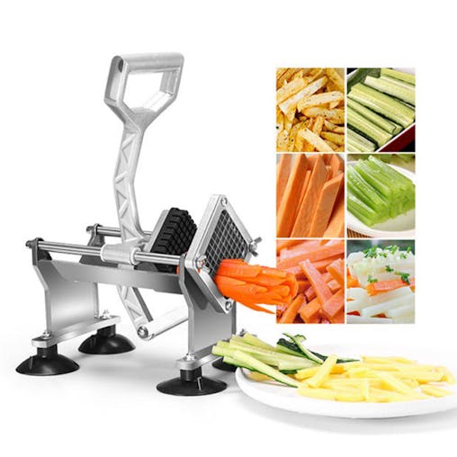 SOGA 2X Commercial Stainless Steel Potato Cutter with 3 Blades