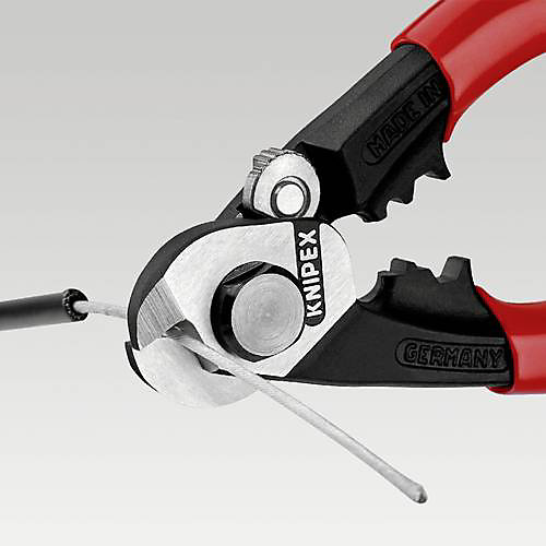 Knipex Pince Coupe-Câbles 95 62 190 pour Câbles en Aluminium et Cuivre
