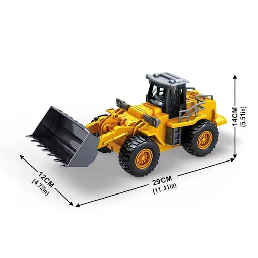 NNEOBA 2.4G Alloy Remote Control Dump Bulldozer