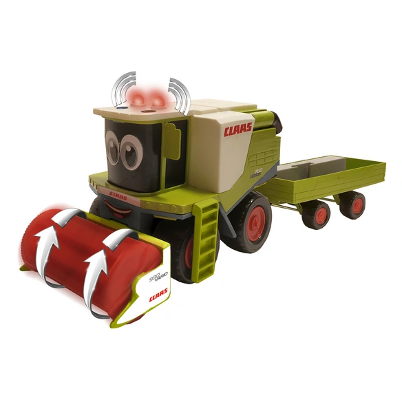 Spielzeug, Claas Kids Lexion 780, Mähdrescher, Anhänger, Licht und Sound