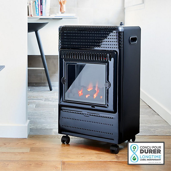 Chauffage d'appoint à gaz Ektor FireIntérieur, Livré avec tuyau et détendeur