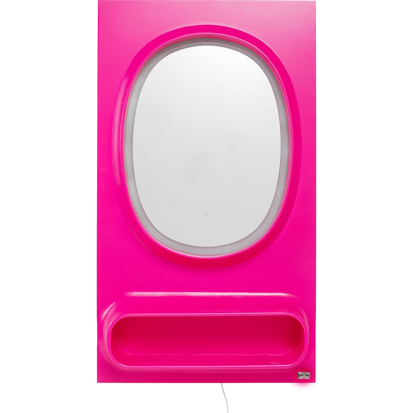 Kare Design Spiegel Aero LED 141x80cm roze