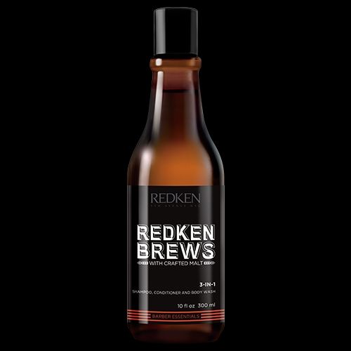 Redken Redken Brews 3-in-1 Shampoo, Conditioner & Body Wash 300ml