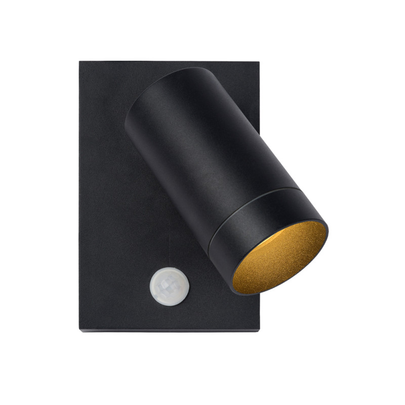 Applique extérieure Taylor noire dimmable GU10 50 W LUCIDE