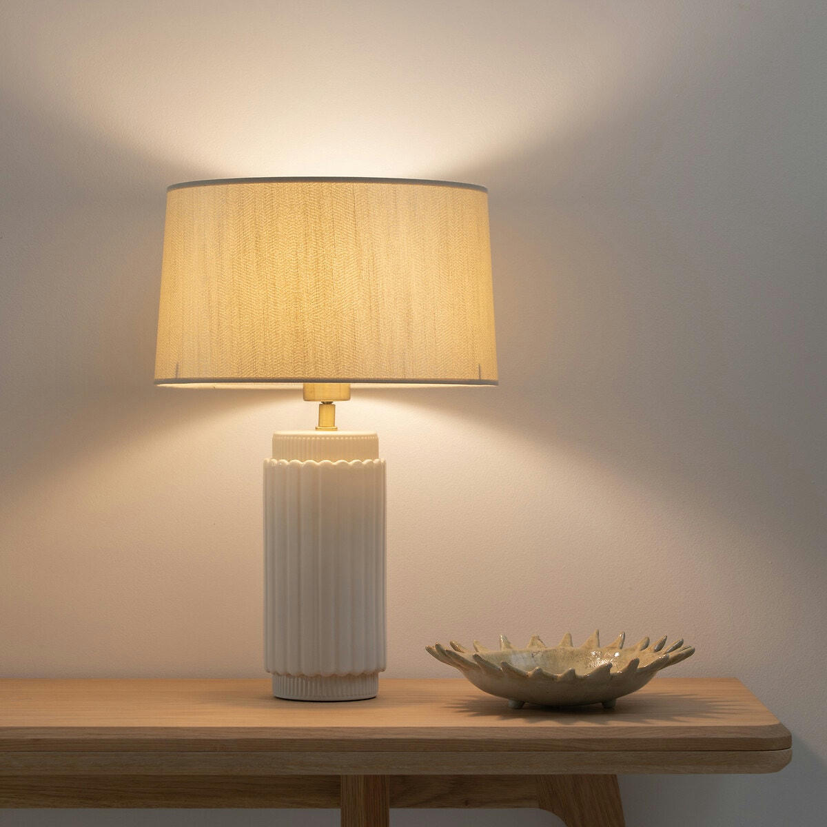 Pied de lampe en céramique, Khépri