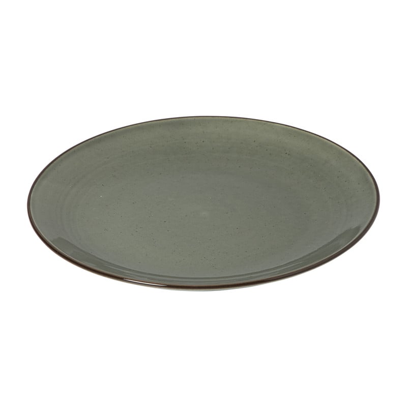 Ontbijtbord Emma - donkergroen - &Oslash;21x2.5 cm