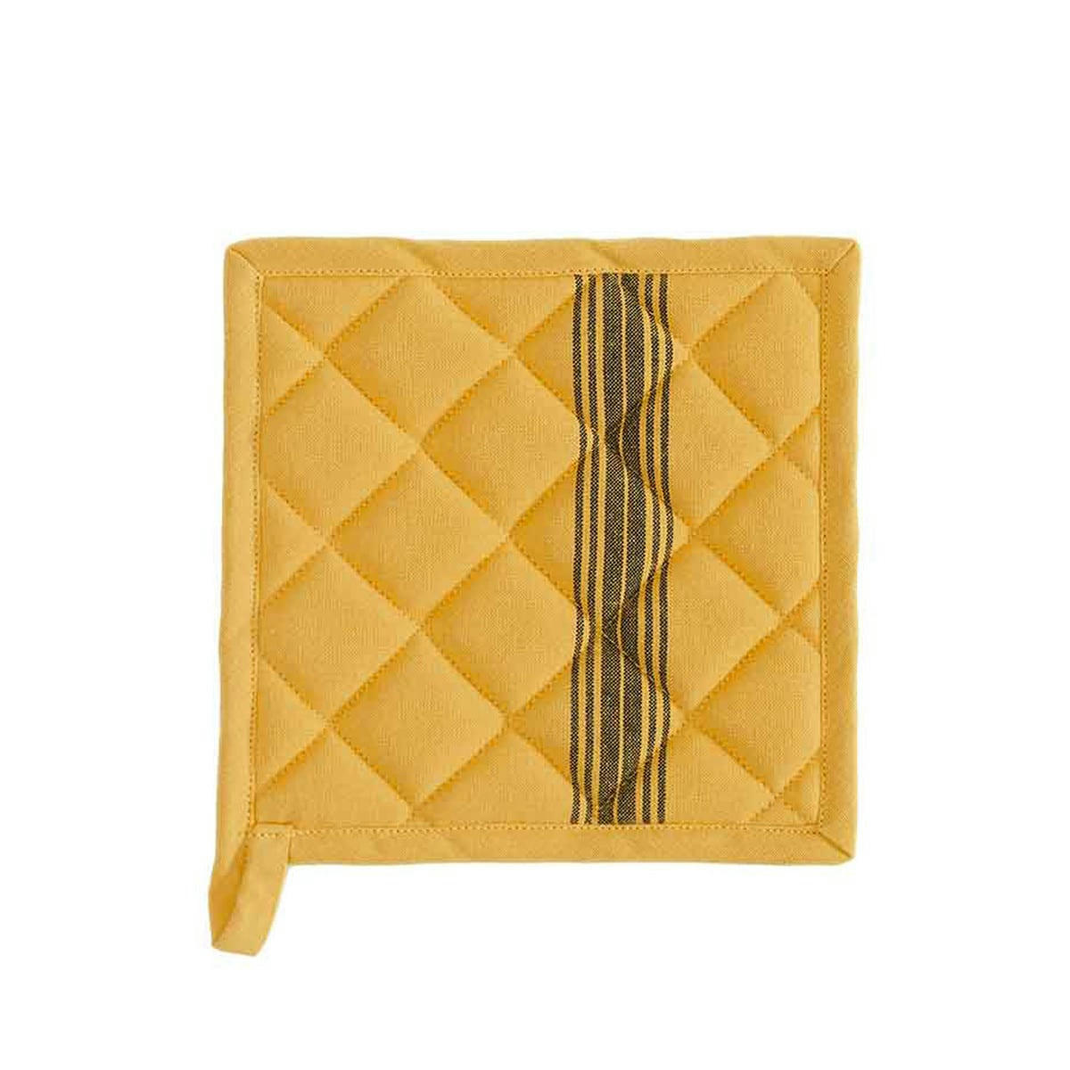 SKANDLIFE - Lot de 2 maniques de cuisine  safran 20x20 cm