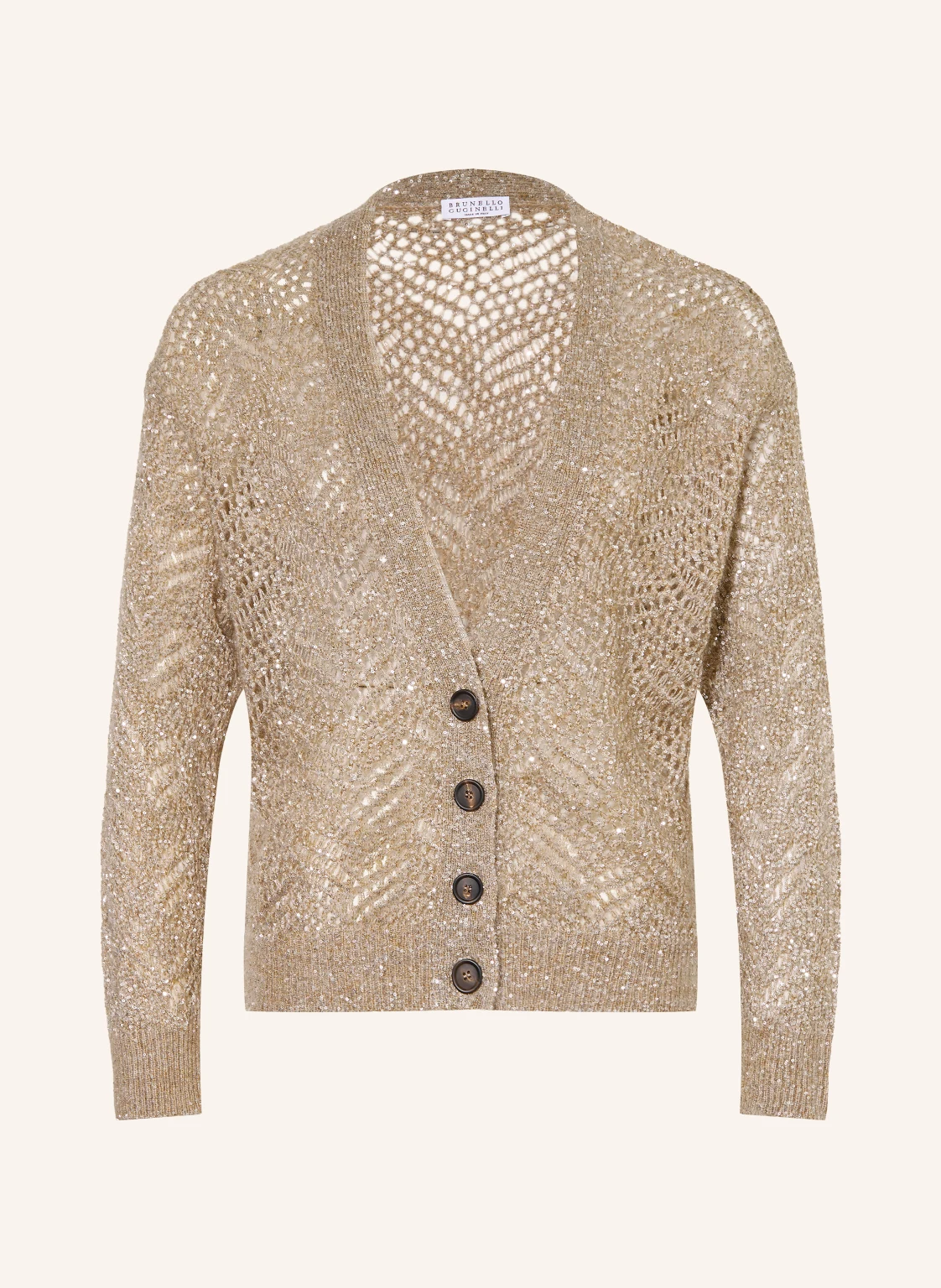 BRUNELLO CUCINELLI Strickjacke mit Pailletten