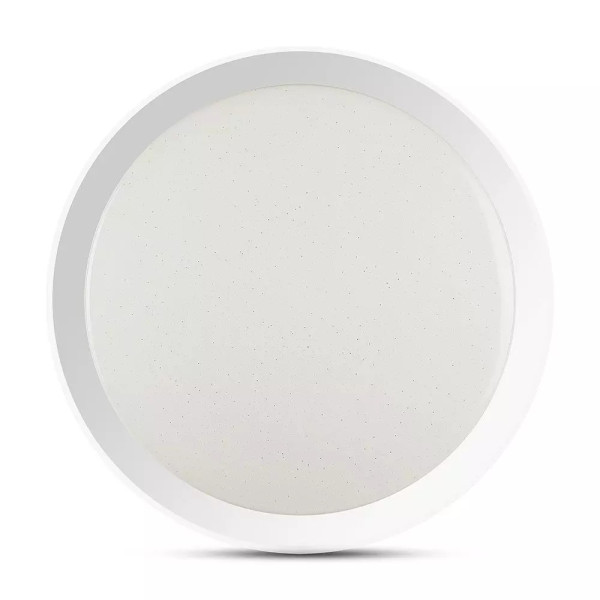 Plafon 8555 z pilotem okrągły biały LED 1x60W 56,5cm 6000lm IP20 V-TAC