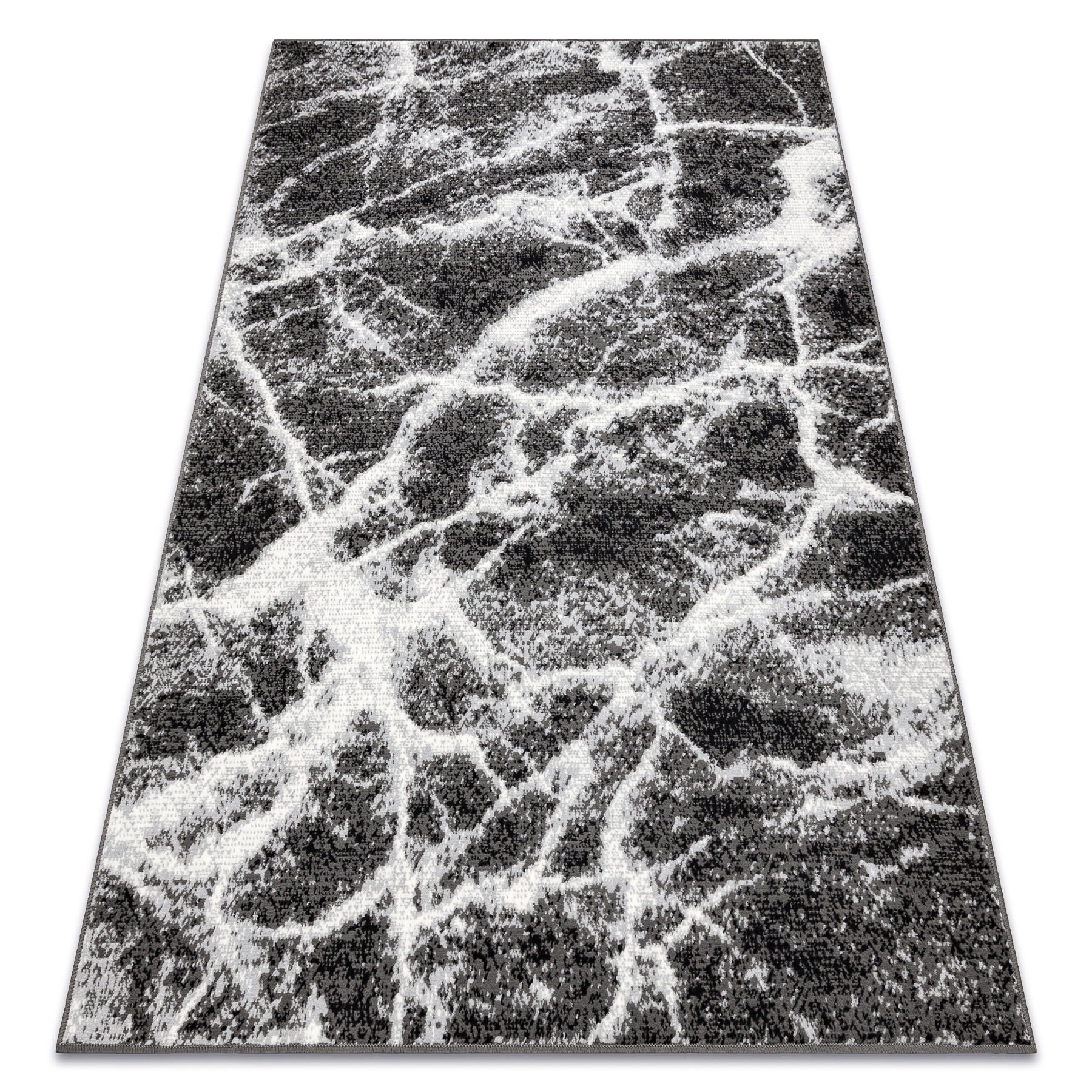 Dywan BCF Morad MARMUR - antracyt / czarny 60x110 cm