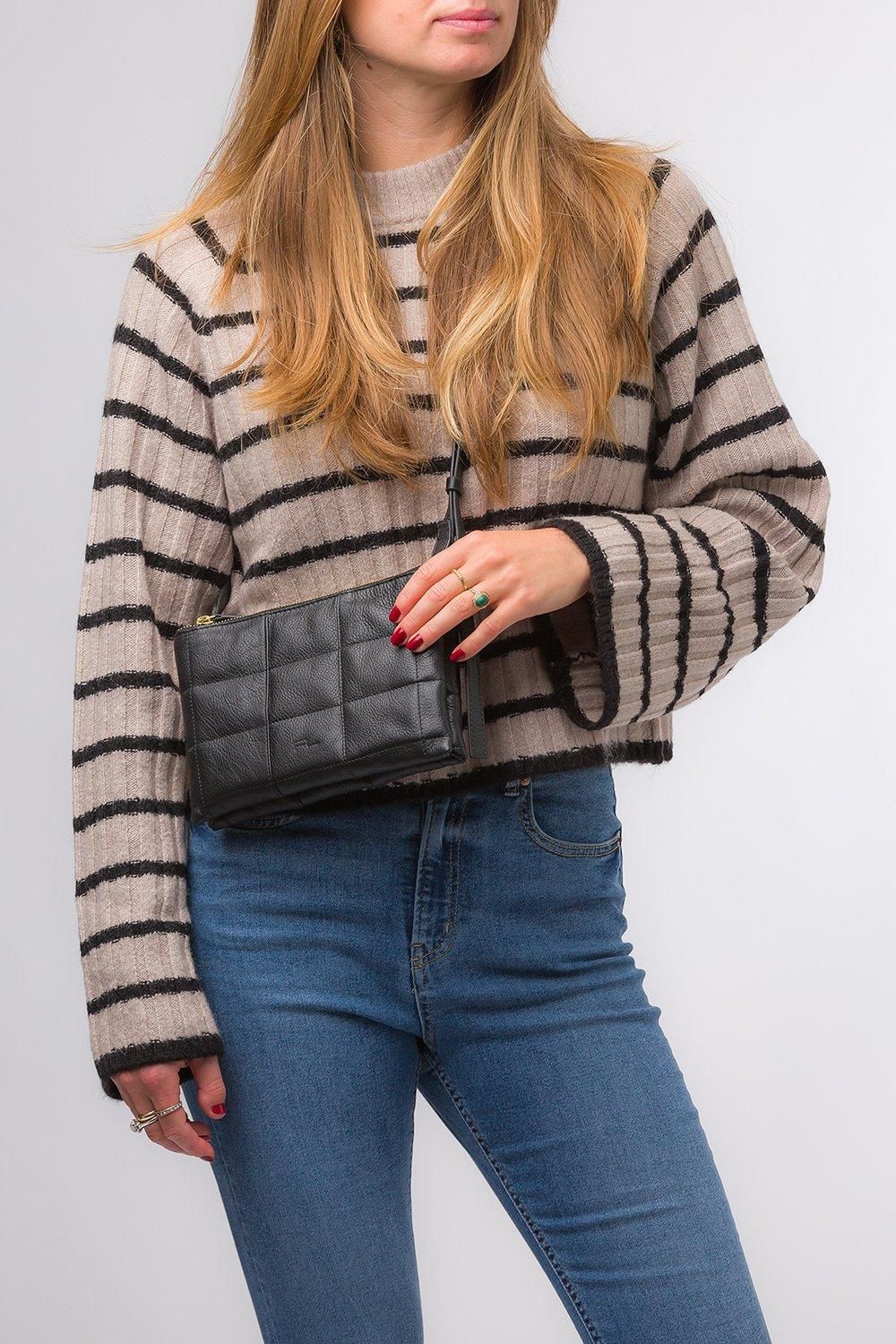 Pure Luxuries London Carmen' Nappa Leather Cross Body Bag