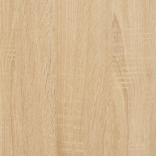NNEVL Bed Frame Sonoma Oak 137x187 cm Double Engineered Wood