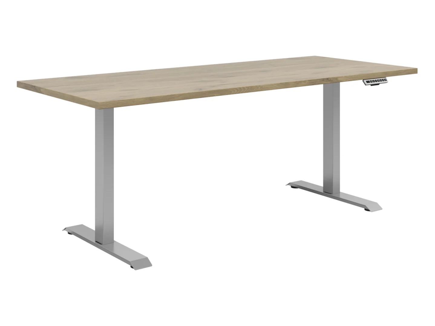 Biurko Connect 175 cm z elektryczną regulacją dąb viking
