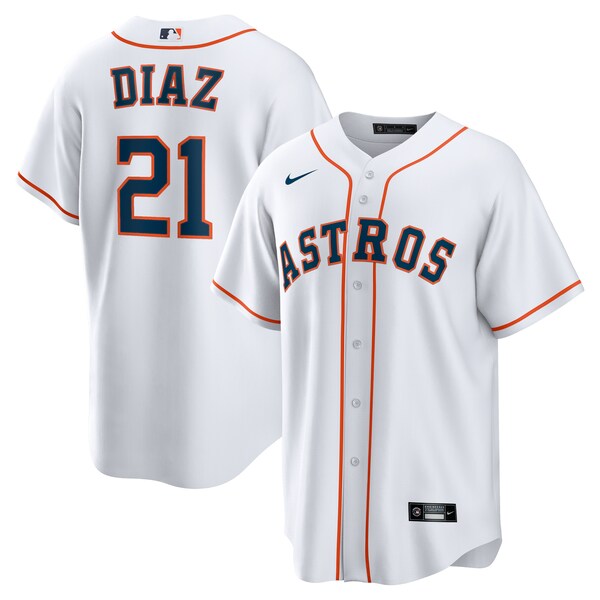 Yainer Diaz Houston Astros Nike Home Replica Jersey - White