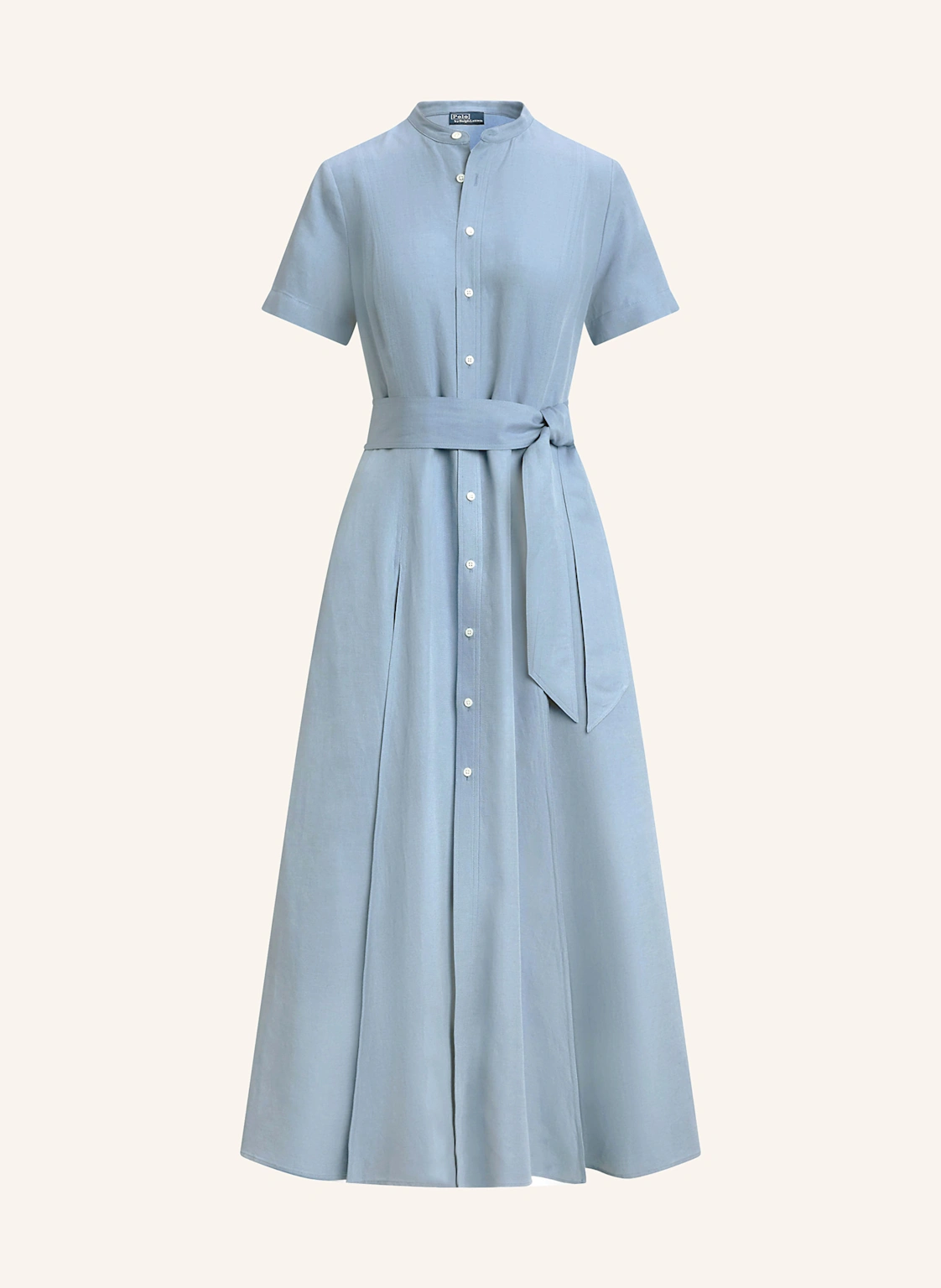 POLO RALPH LAUREN Kleid mit Seide und Leinen