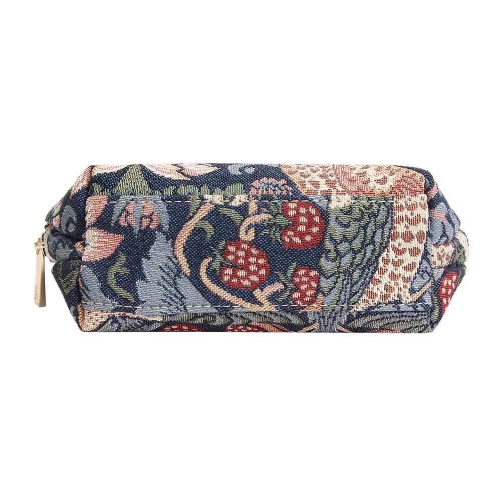 Signare Strawberry Thief Blue Tapestry Cosmetic Make Up Bag