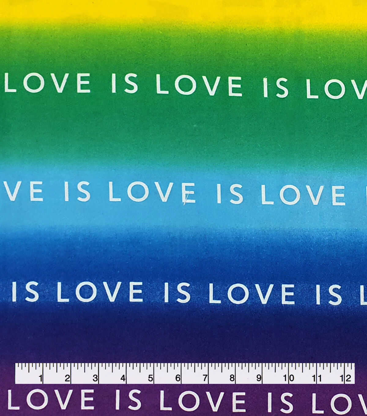 Super Snuggle Pride Love is Love Flannel Fabric