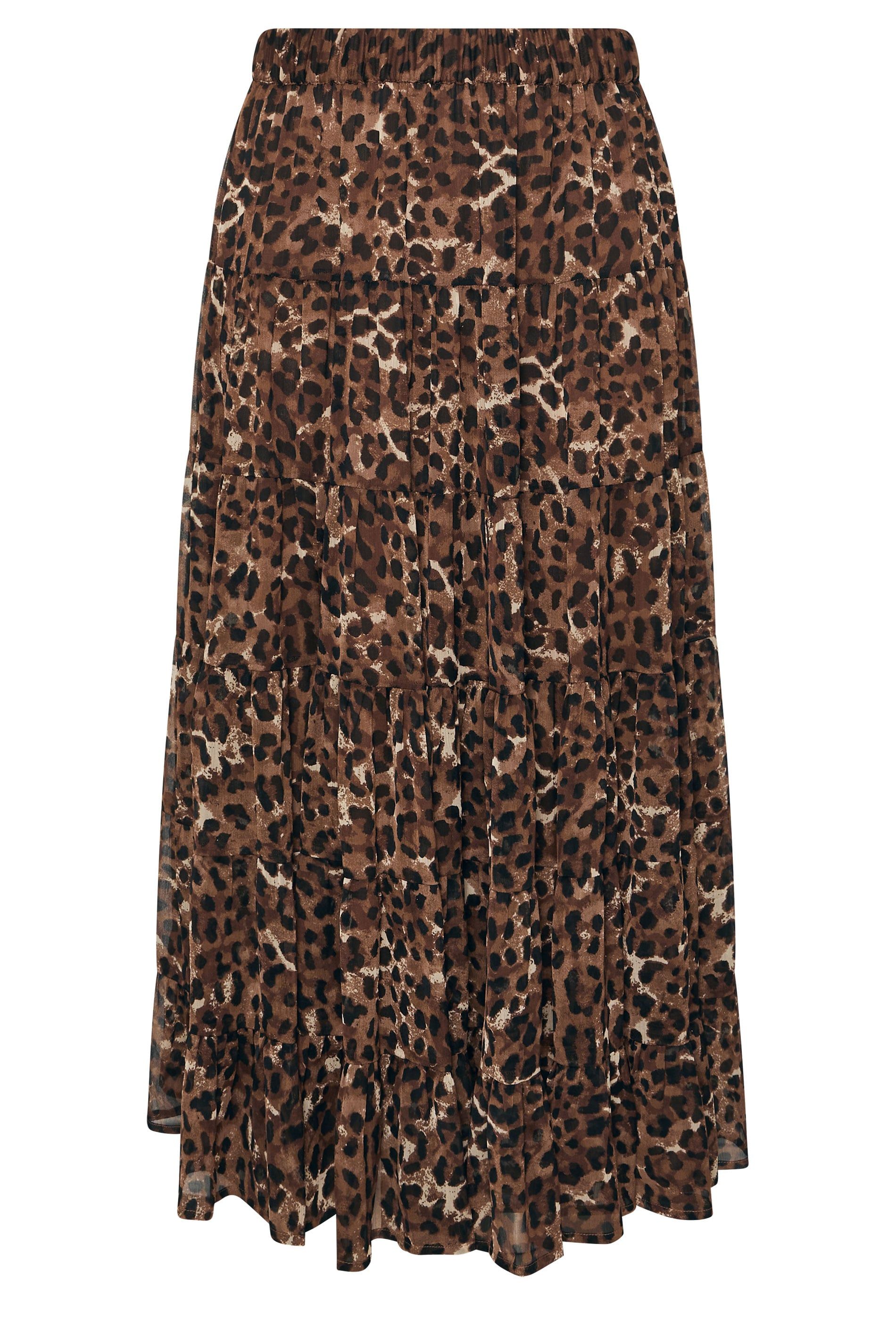 Yours Leopard Print Maxi Skirt