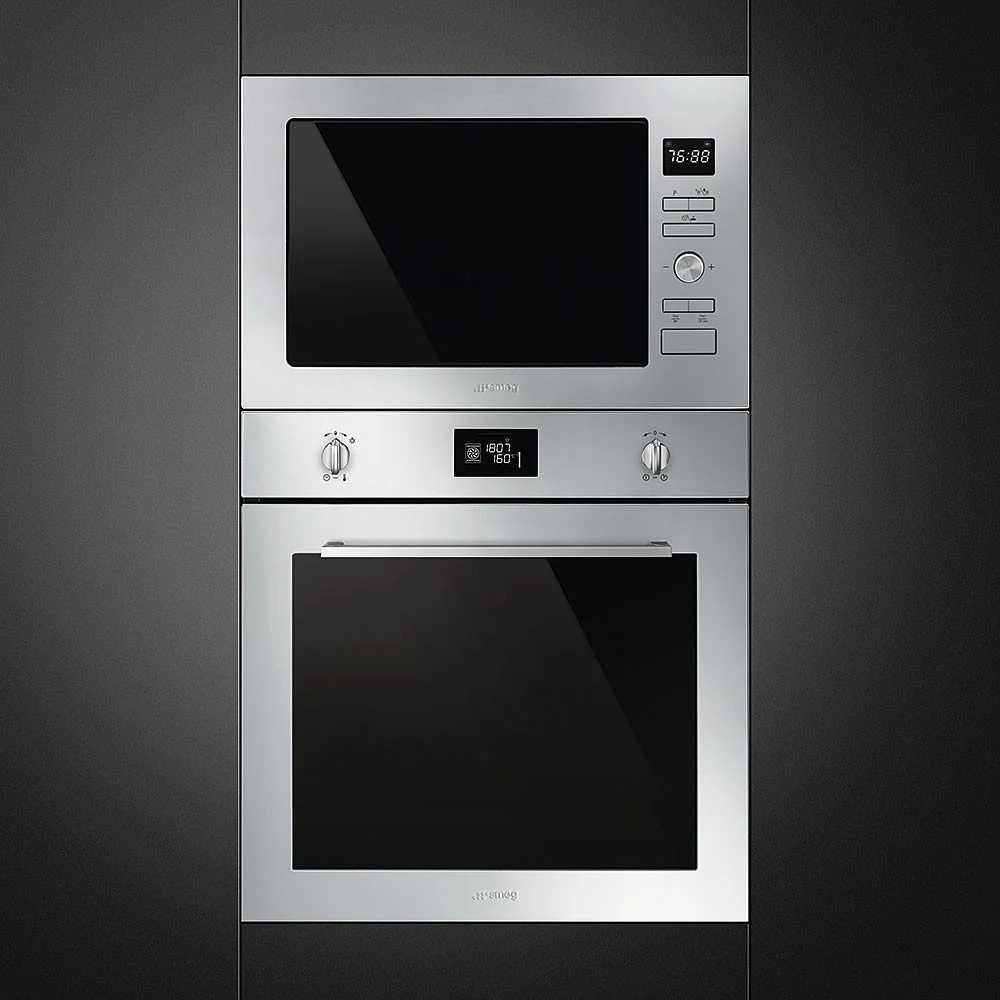 Cucina 25 Litre Built In Microwave with Grill in Stainless Steel