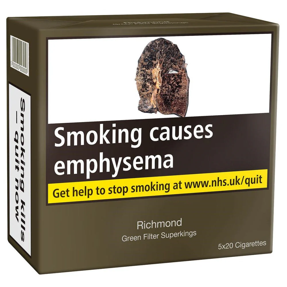 Richmond Green Filter Superkings Cigarettes Multi Pack 100s