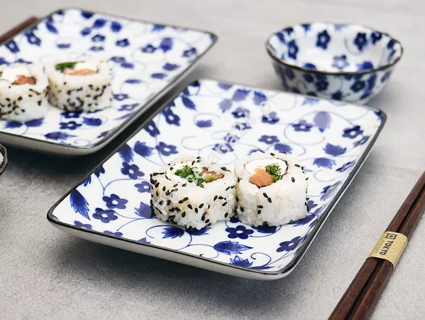 Zestaw do sushi dla 2 osób (4 el.) z pałeczkami Tokyo Design Studio - Shin Kar 22580