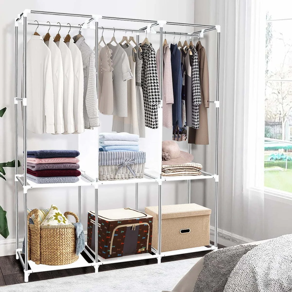Dustproof Non-woven Fabric Portable Wardrobe Storage