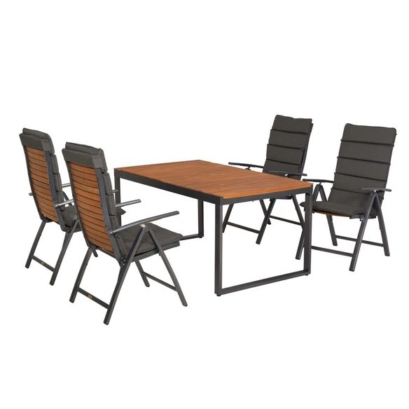 Gartenmöbel-Diningset »Santorin«, 5 tlg., 4 Sitzplätze, Aluminium