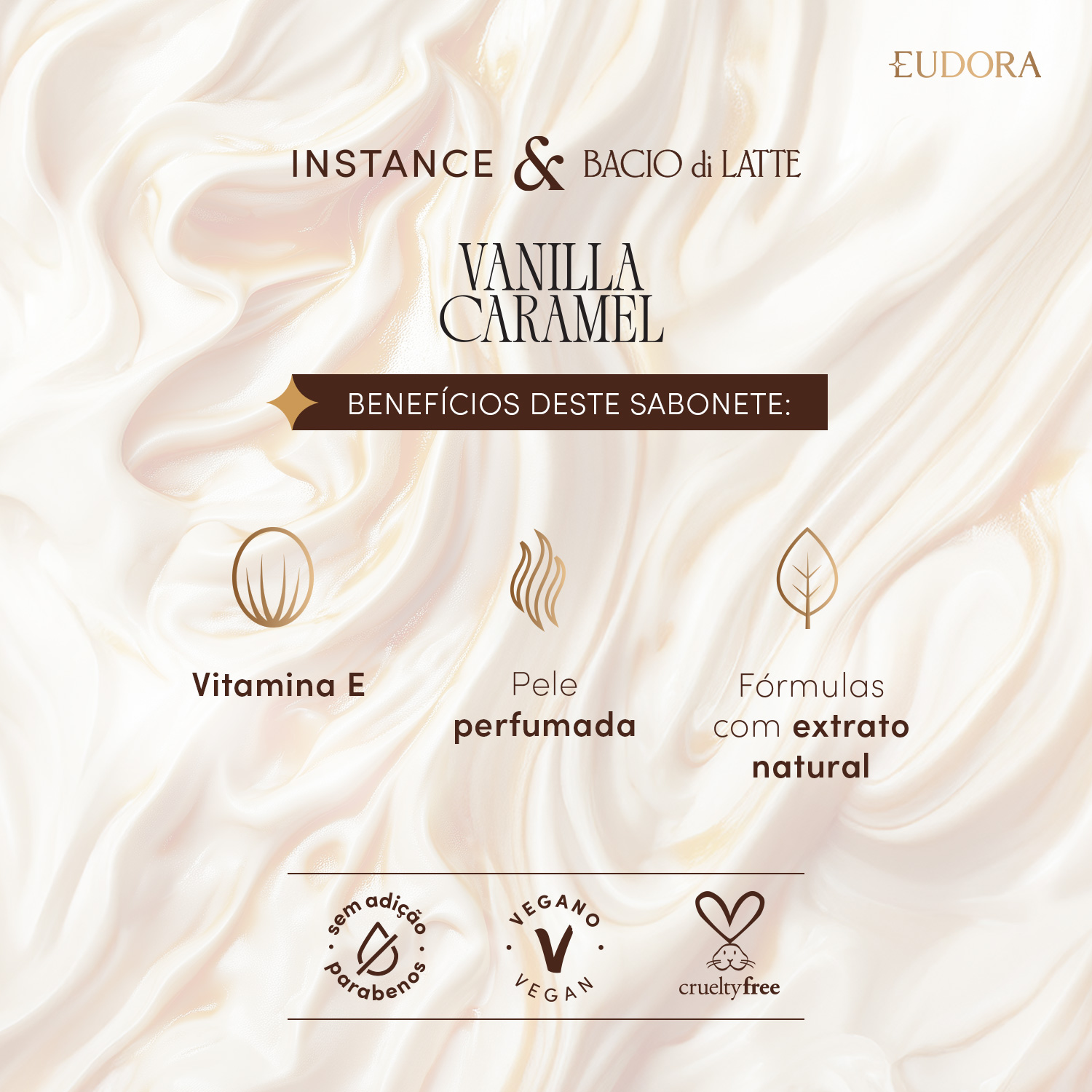 Sabonete em Calda Instance Vanilla Caramel 180ml