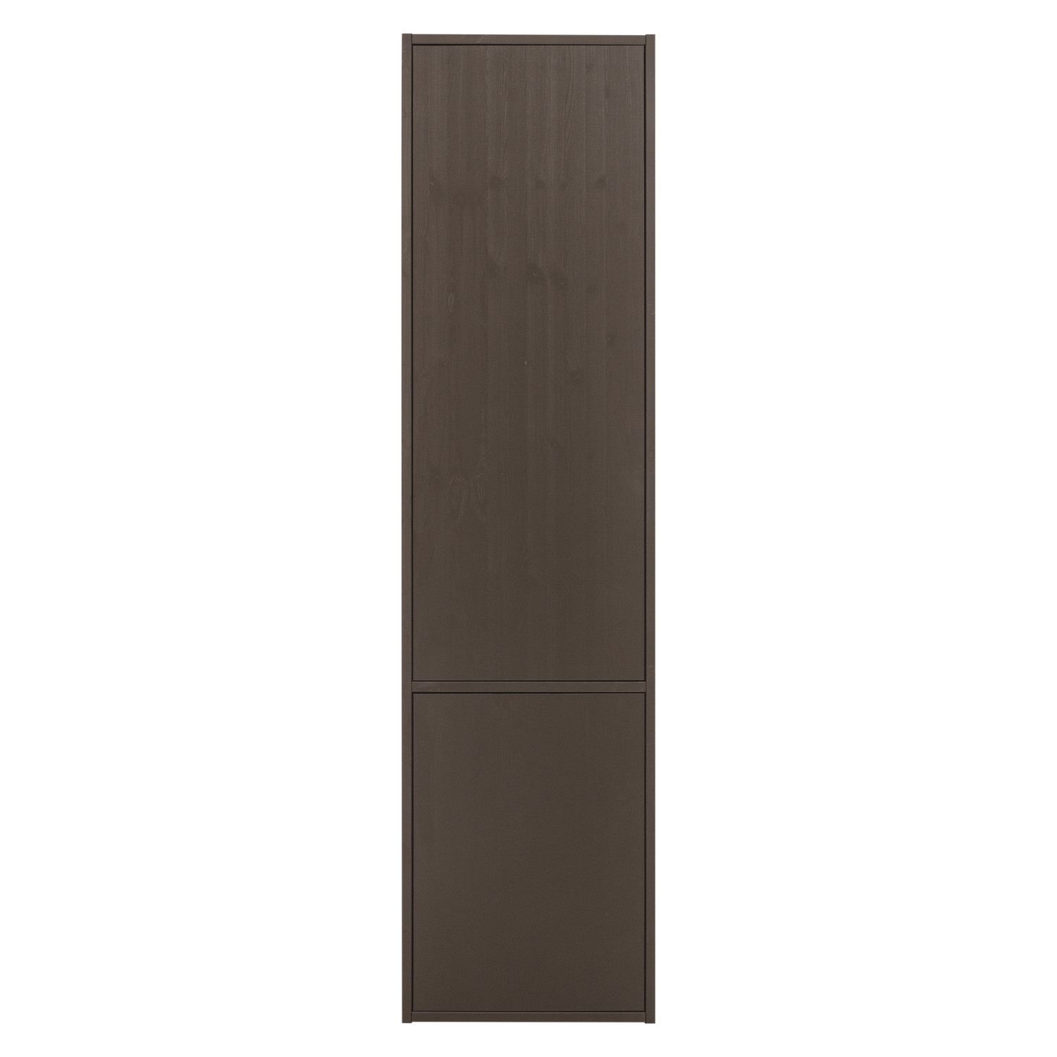 WOOOD smalle opbergkast Meggy - Grenen hout - Middenbruin - 215x55x40