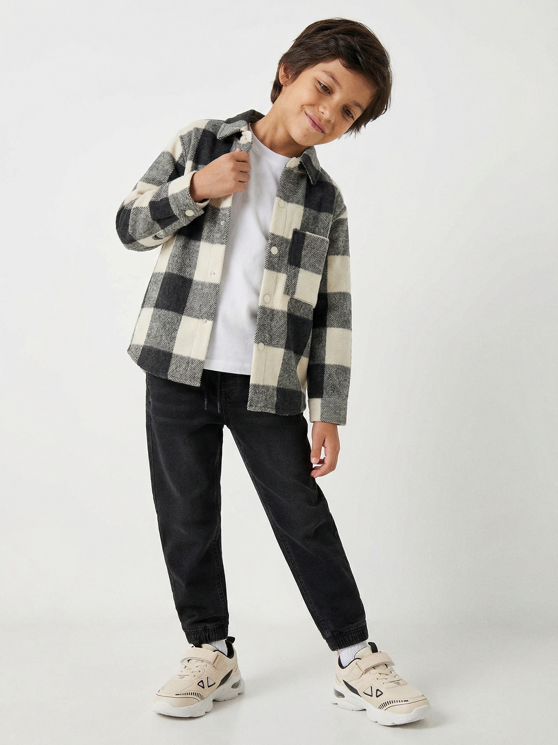 Bawełniane jeansy jogger