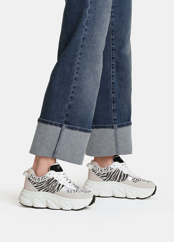 Chuncky sneakers animalier