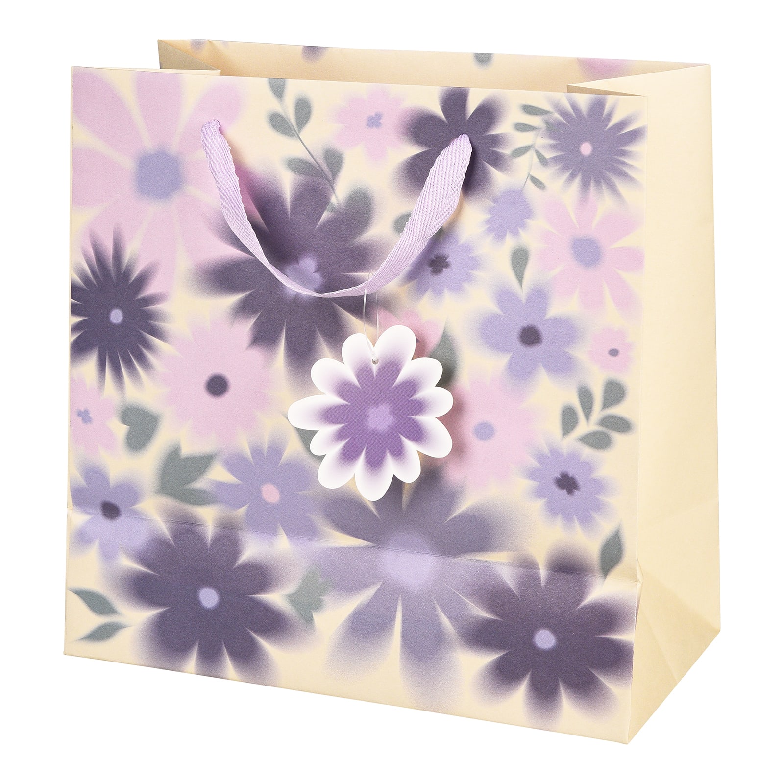 Geschenktüte Flora Violett,B 250 x H 250 x T 120 mm