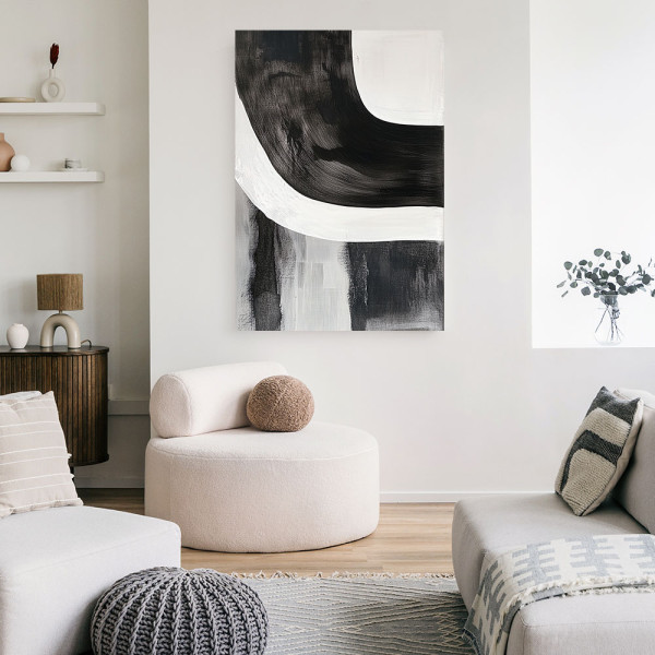 Feeby Obraz do sypialni, Abstrakcja Minimalizm Linie 40x60