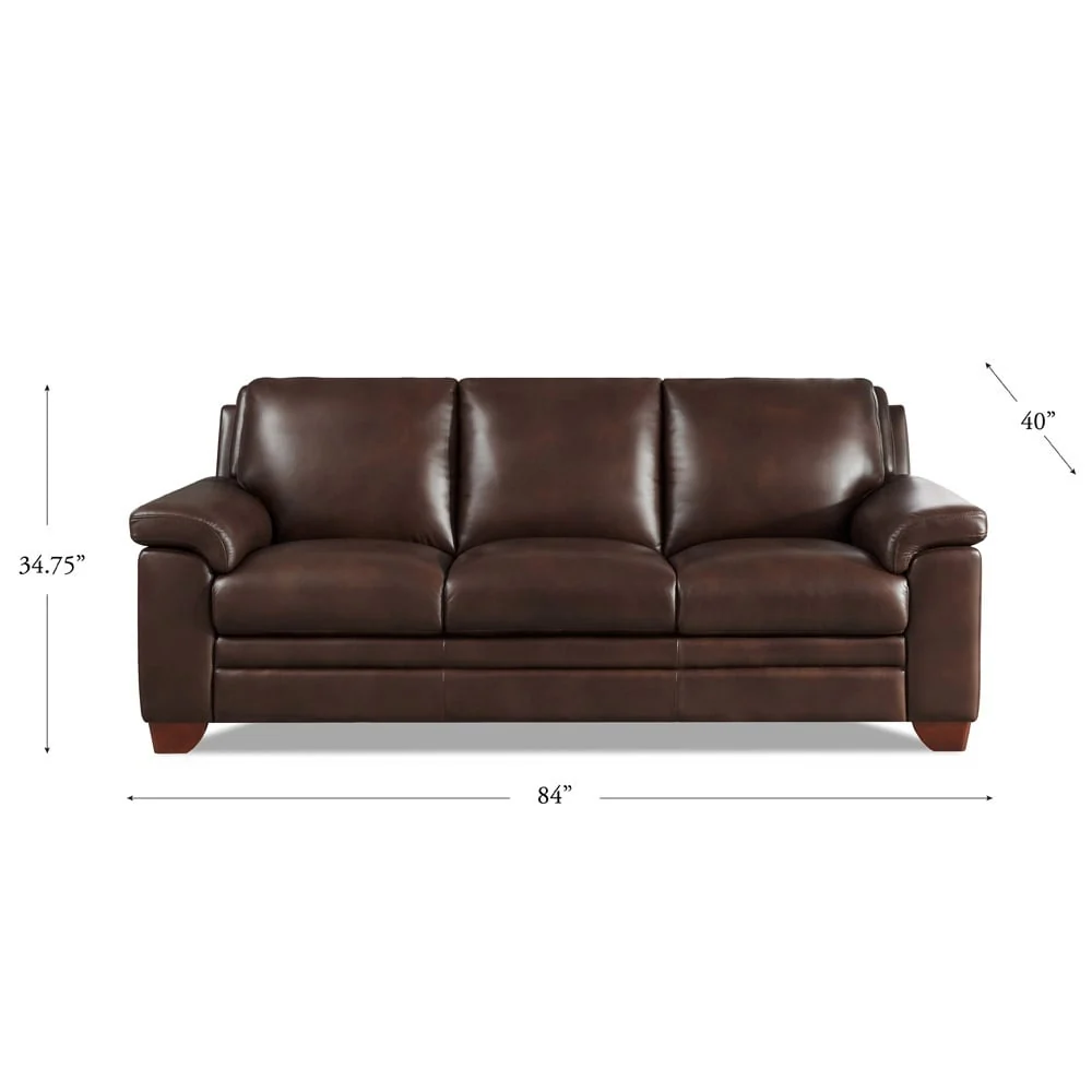 Hydeline Magnum Top Grain Leather Sofa Couch