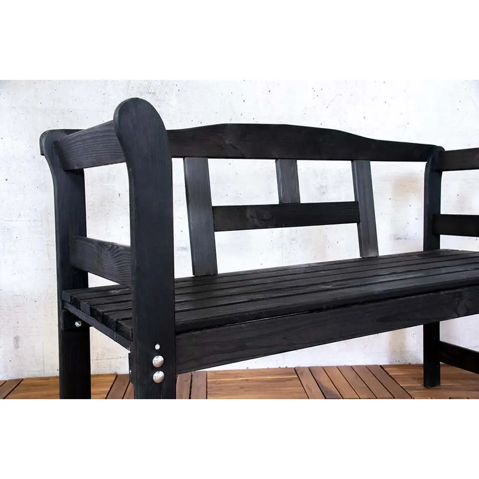 SenS-Line Friesen tuinbank - Hout - Zwart