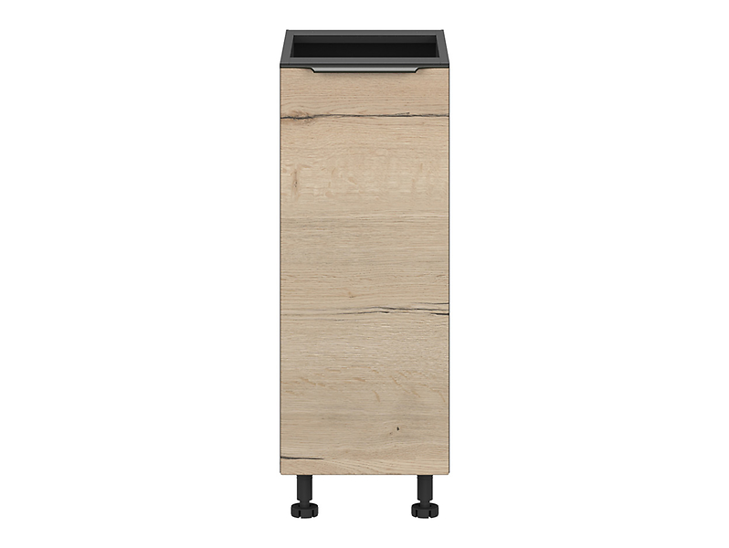 Szafka kuchenna dolna Sole L6 30 cm prawa dąb halifax natura