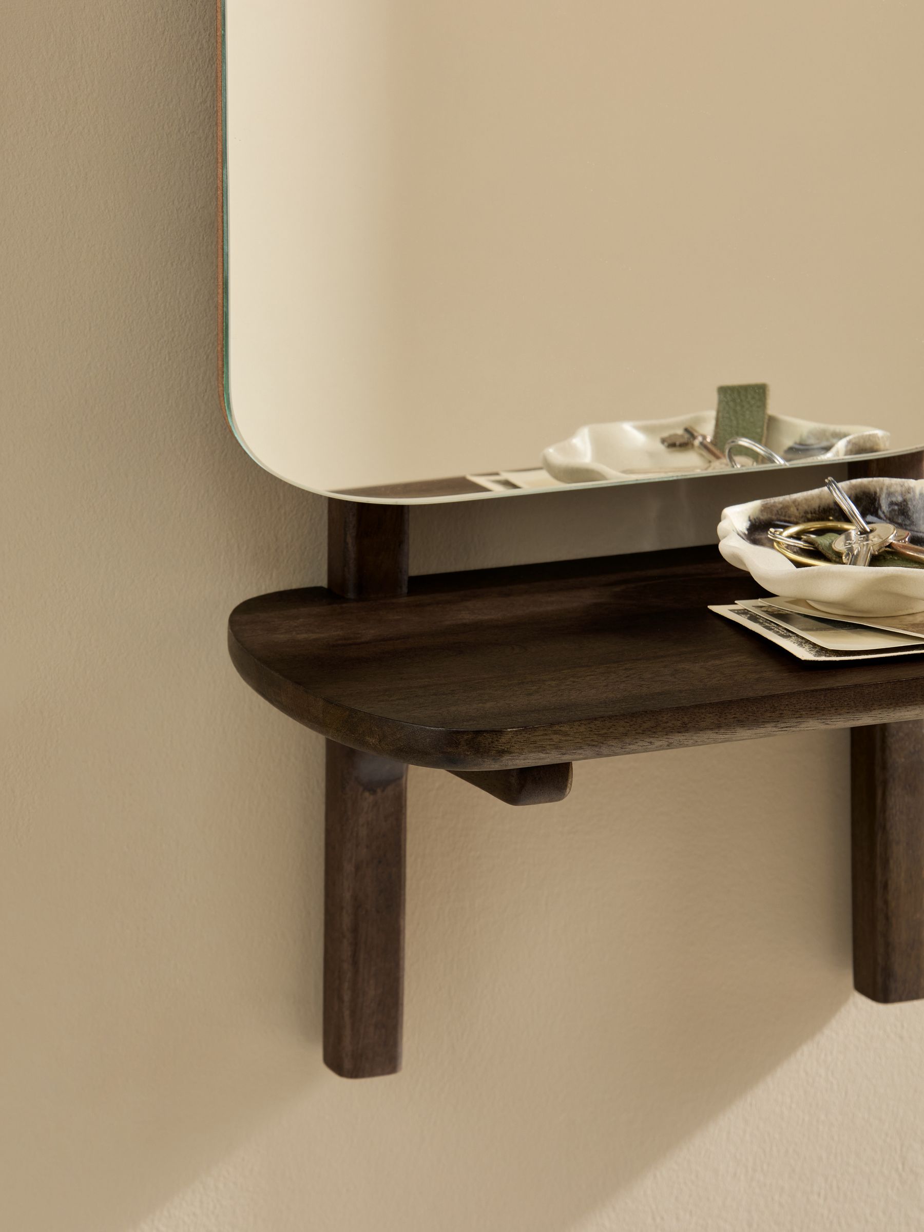 Maggie Mirror in Wood