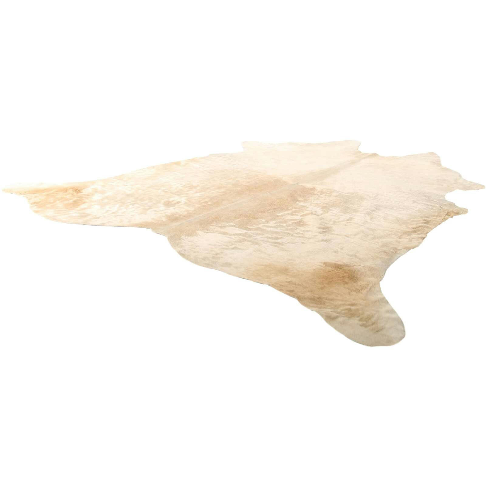 EXOTIC - Tapis peau naturelle Cuir Blanc