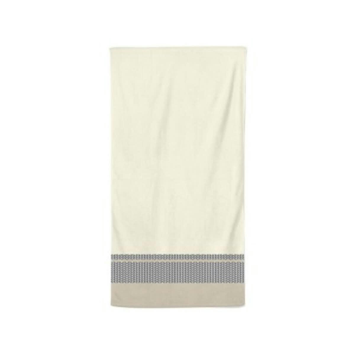 BEAUMANOIR - Serviette de bain Beaumanoir Ivoire Coton 50x100 cm