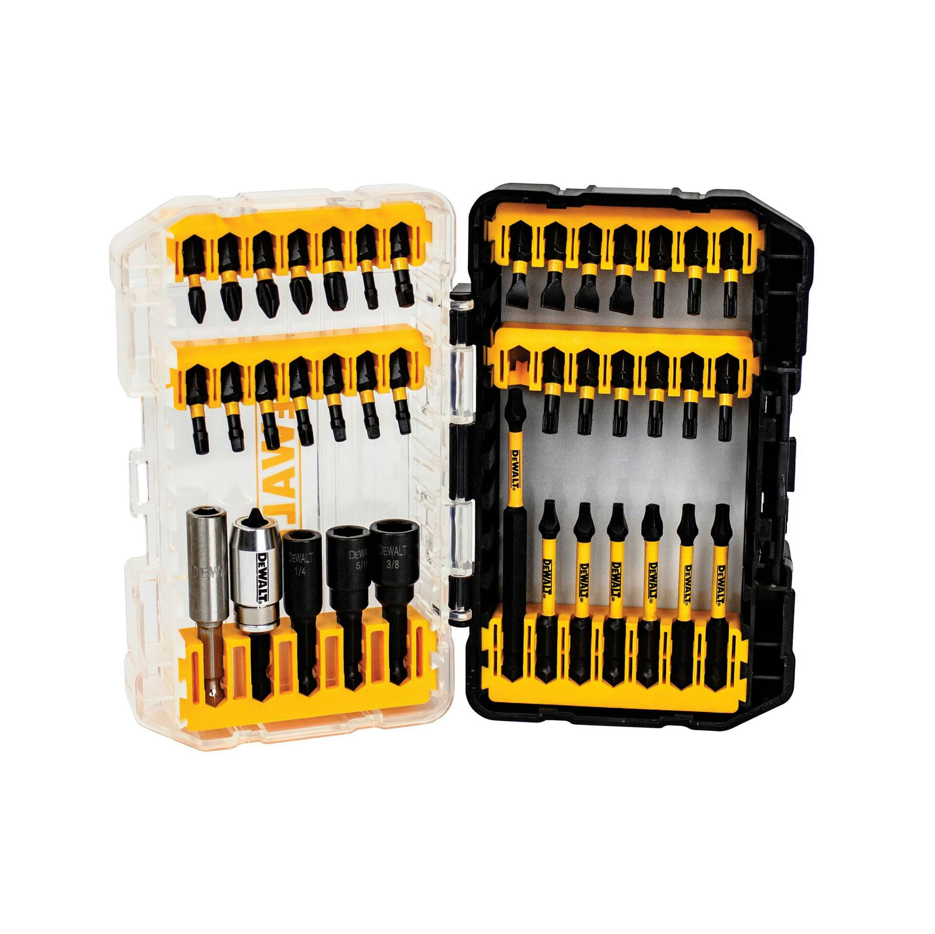 DEWALT DEWDWA2T40IR Impact Ready Magnetic Assorted Screwdriver Bit Set , 40-pc